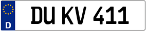 Truck License Plate